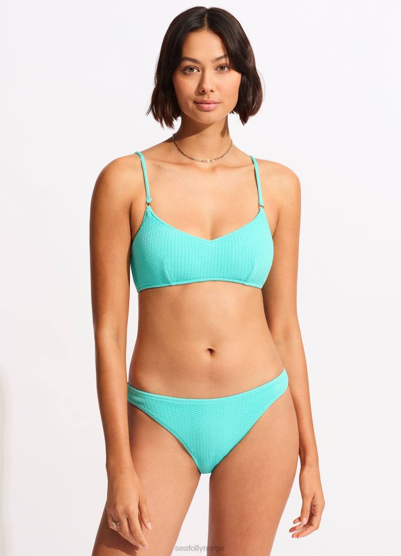 badetøy Seafolly havdykk bralette aruba blå kvinner D86N337