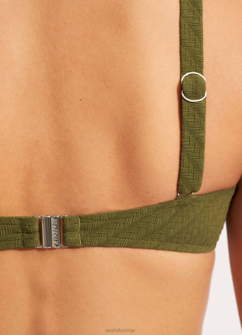 badetøy Seafolly willow tank bh avokado kvinner D86N230