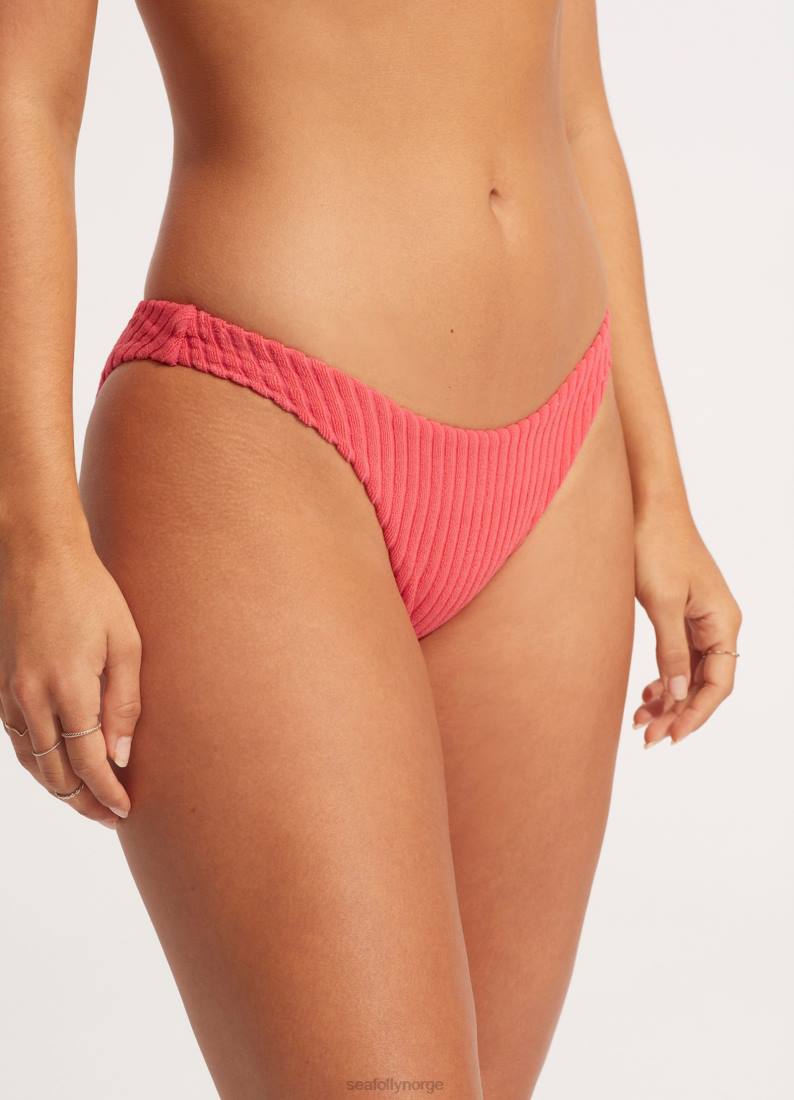 badetøy Seafolly havana high cut bukse solkysset korall kvinner D86N499