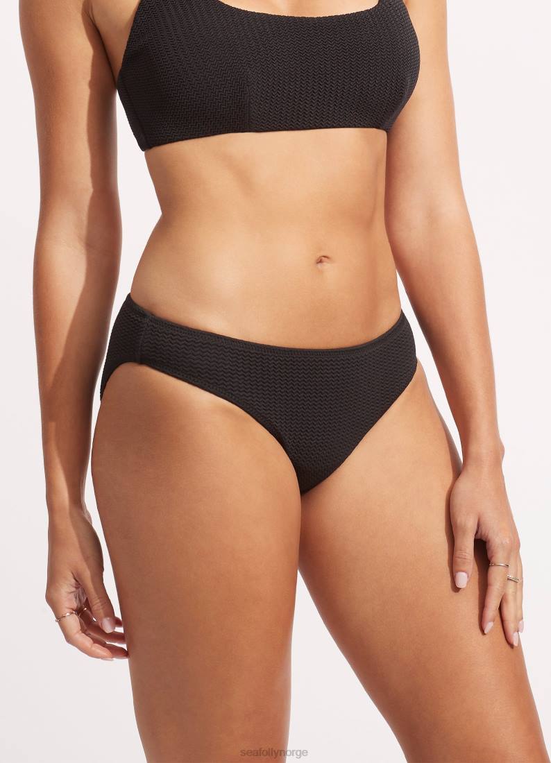 badetøy Seafolly havdykk hipsterbukse svart kvinner D86N254