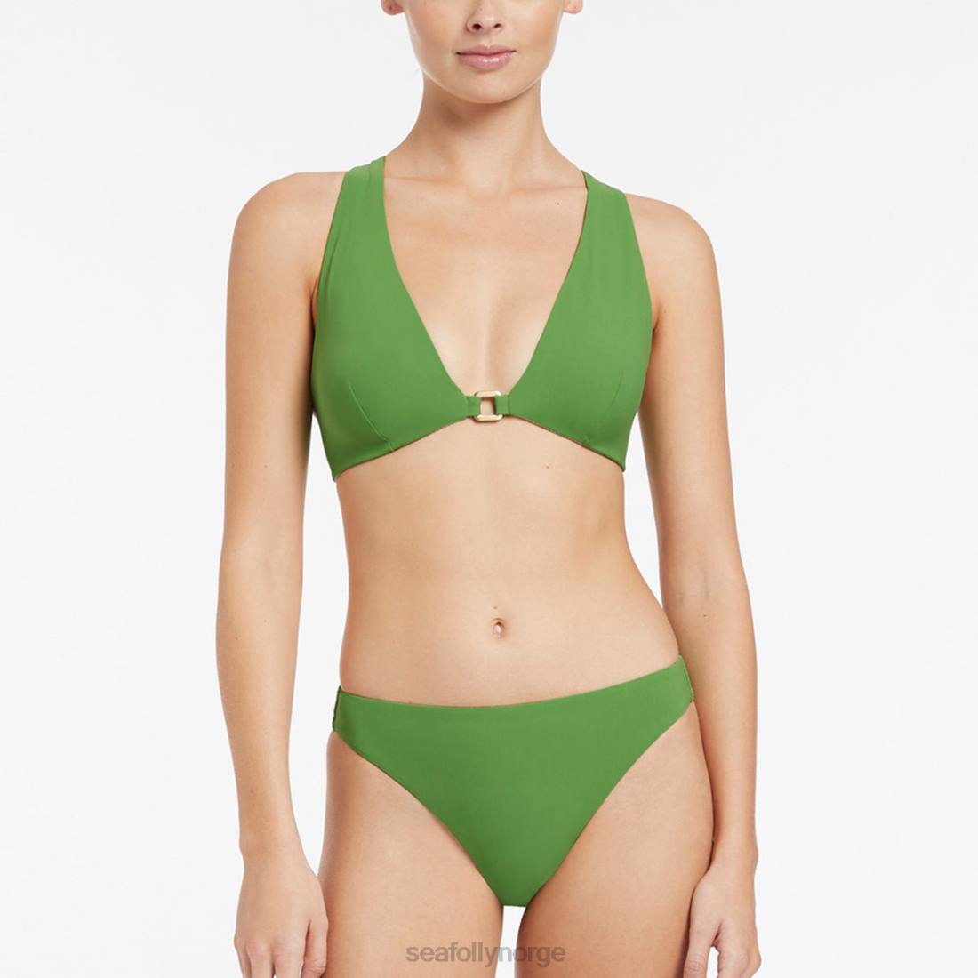 badetøy Seafolly jetset high legline bukse håndflaten kvinner D86N605