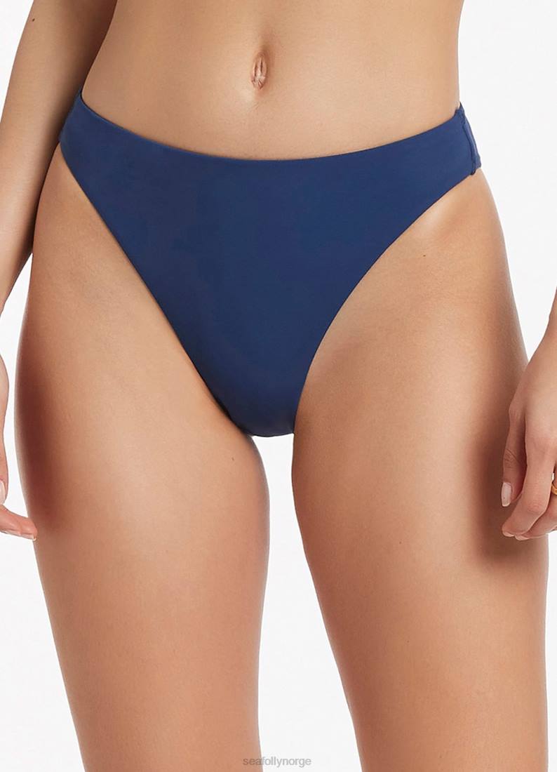 badetøy Seafolly jetset high legline bukse stillehavsblå kvinner D86N474