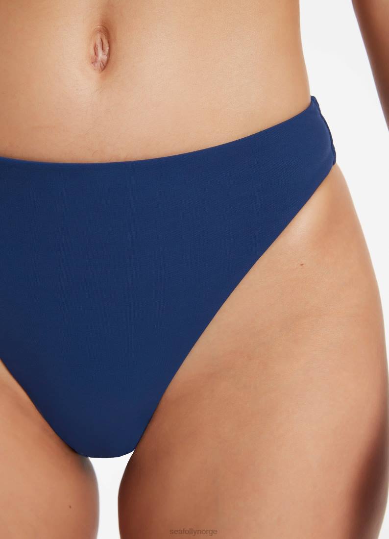 badetøy Seafolly jetset high legline bukse stillehavsblå kvinner D86N474