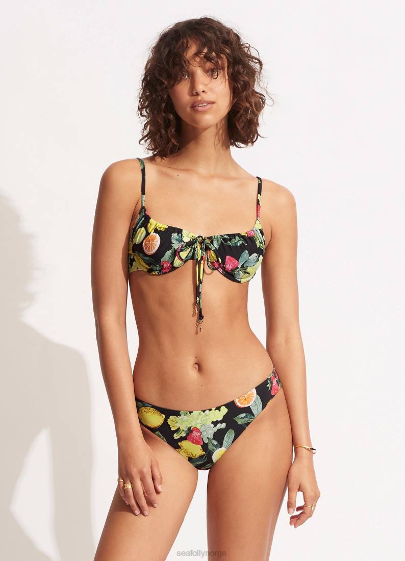 badetøy Seafolly lemoncello hipsterbukse svart kvinner D86N628