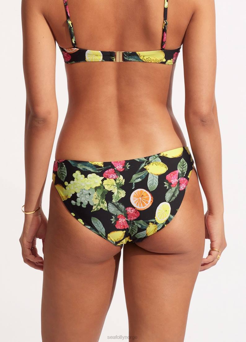 badetøy Seafolly lemoncello hipsterbukse svart kvinner D86N628