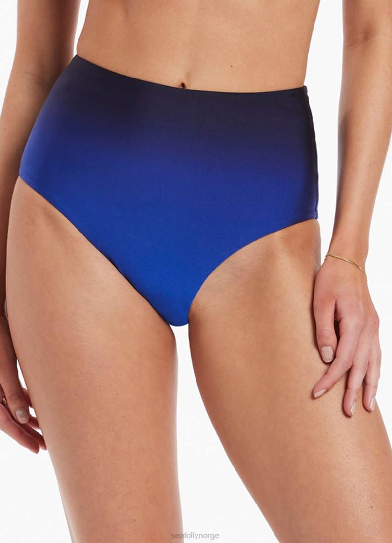 badetøy Seafolly oia sunset bikinitruse med høy midje hav kvinner D86N279