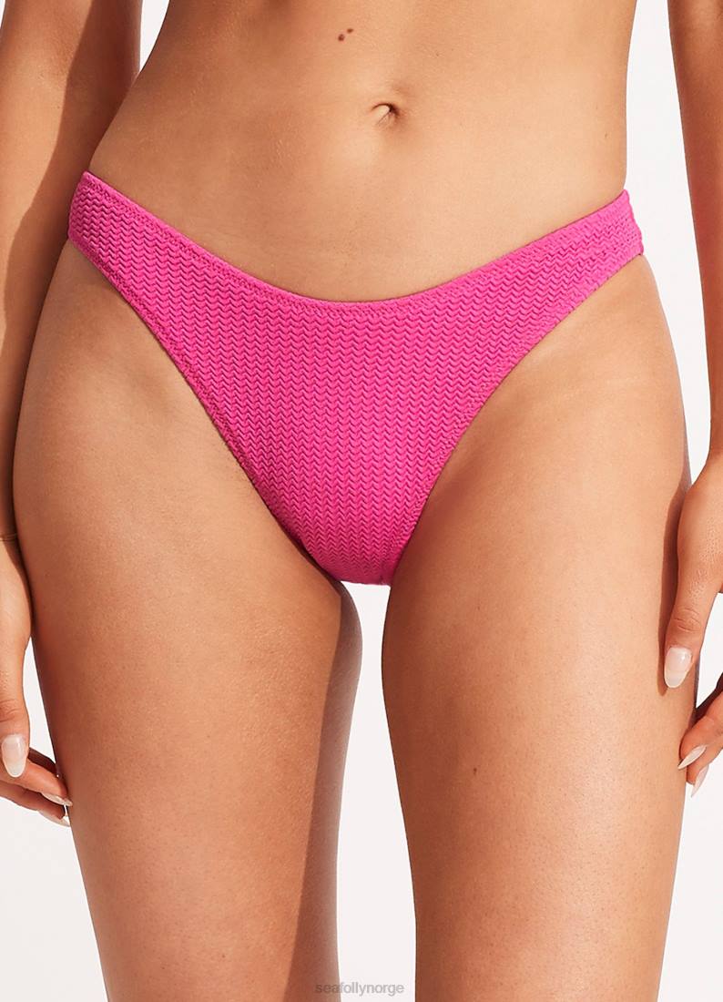 badetøy Seafolly sjødykk høyskåret bukse fuchsia rose kvinner D86N274