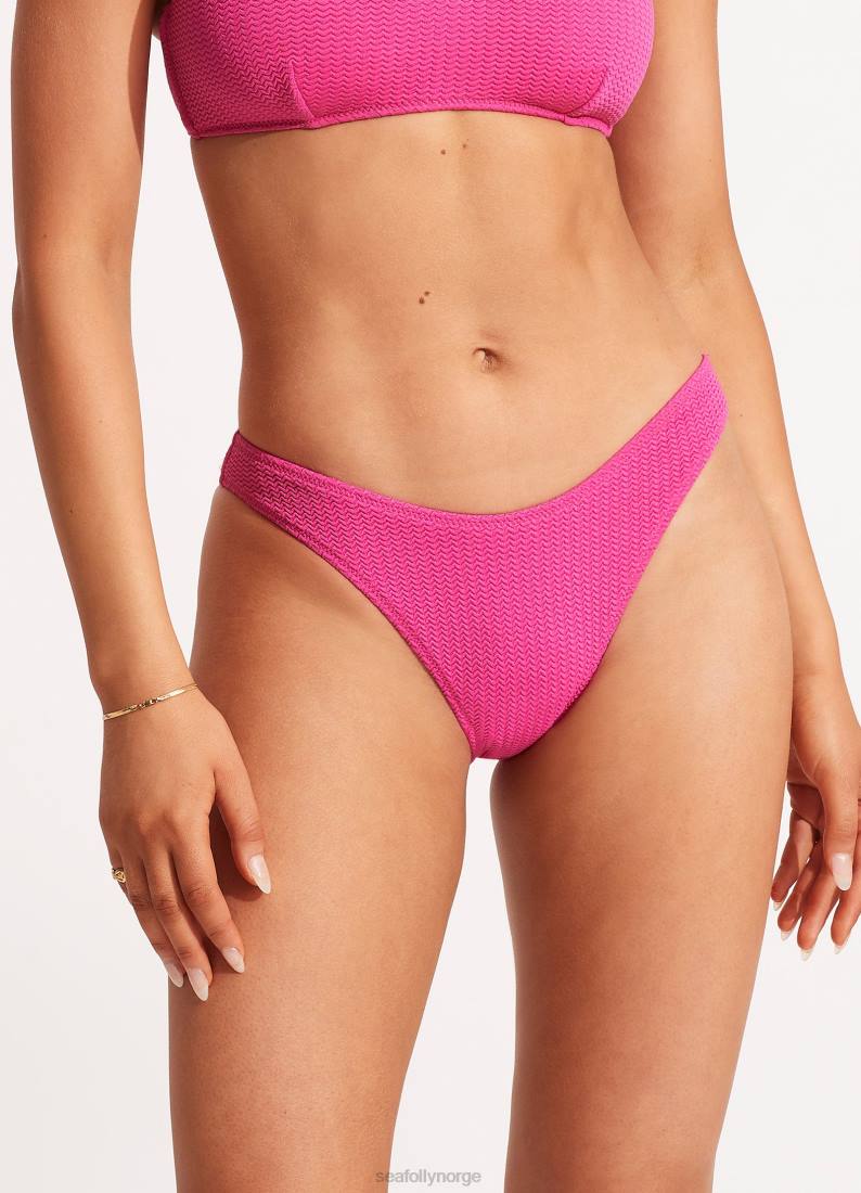 badetøy Seafolly sjødykk høyskåret bukse fuchsia rose kvinner D86N274