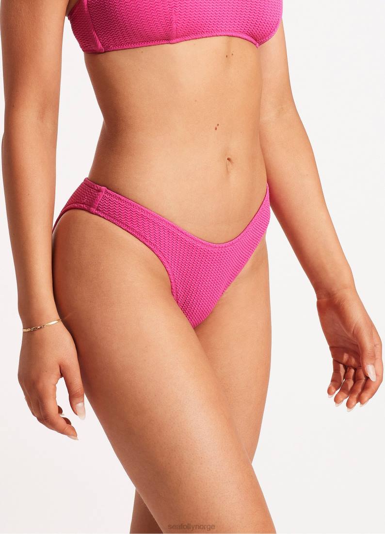 badetøy Seafolly sjødykk høyskåret bukse fuchsia rose kvinner D86N274