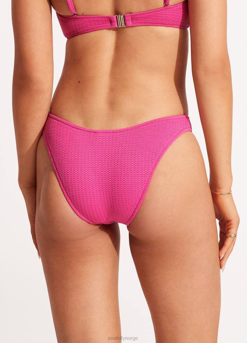 badetøy Seafolly sjødykk høyskåret bukse fuchsia rose kvinner D86N274
