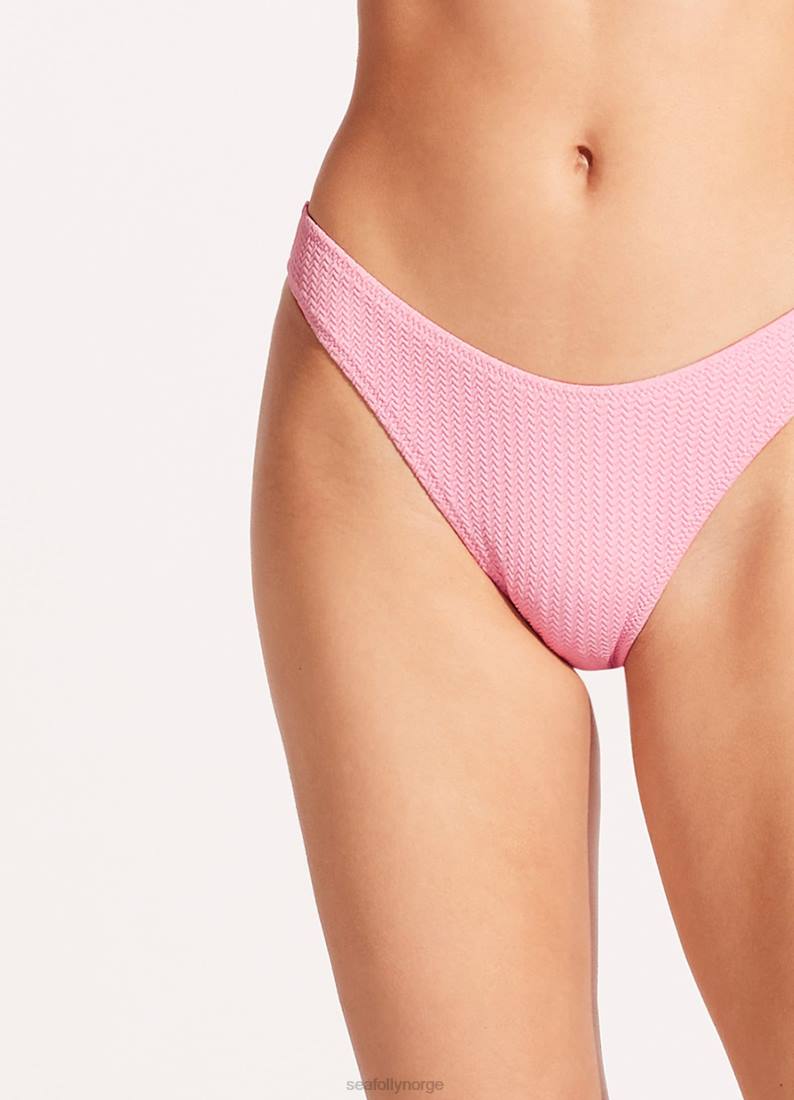badetøy Seafolly sjødykk høyskåret bukse parfait rosa kvinner D86N541