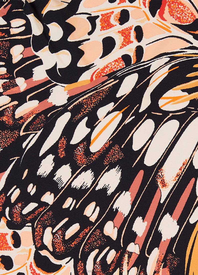 badetøy Seafolly ta fly bukse med høy midje mandarin kvinner D86N616