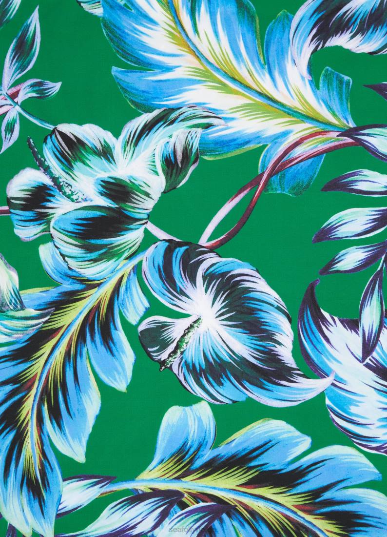 badetøy Seafolly viva nedfellbare bukse smaragd kvinner D86N626