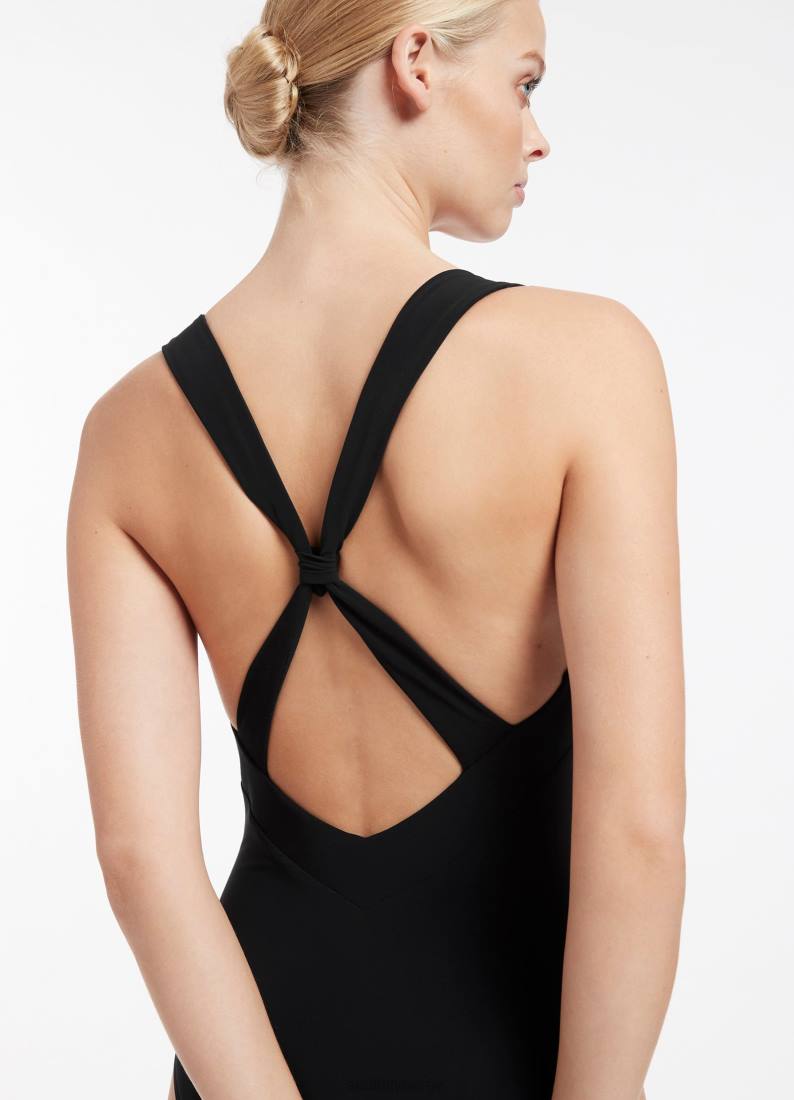 badetøy Seafolly jetset infinity ett stykke svart kvinner D86N24