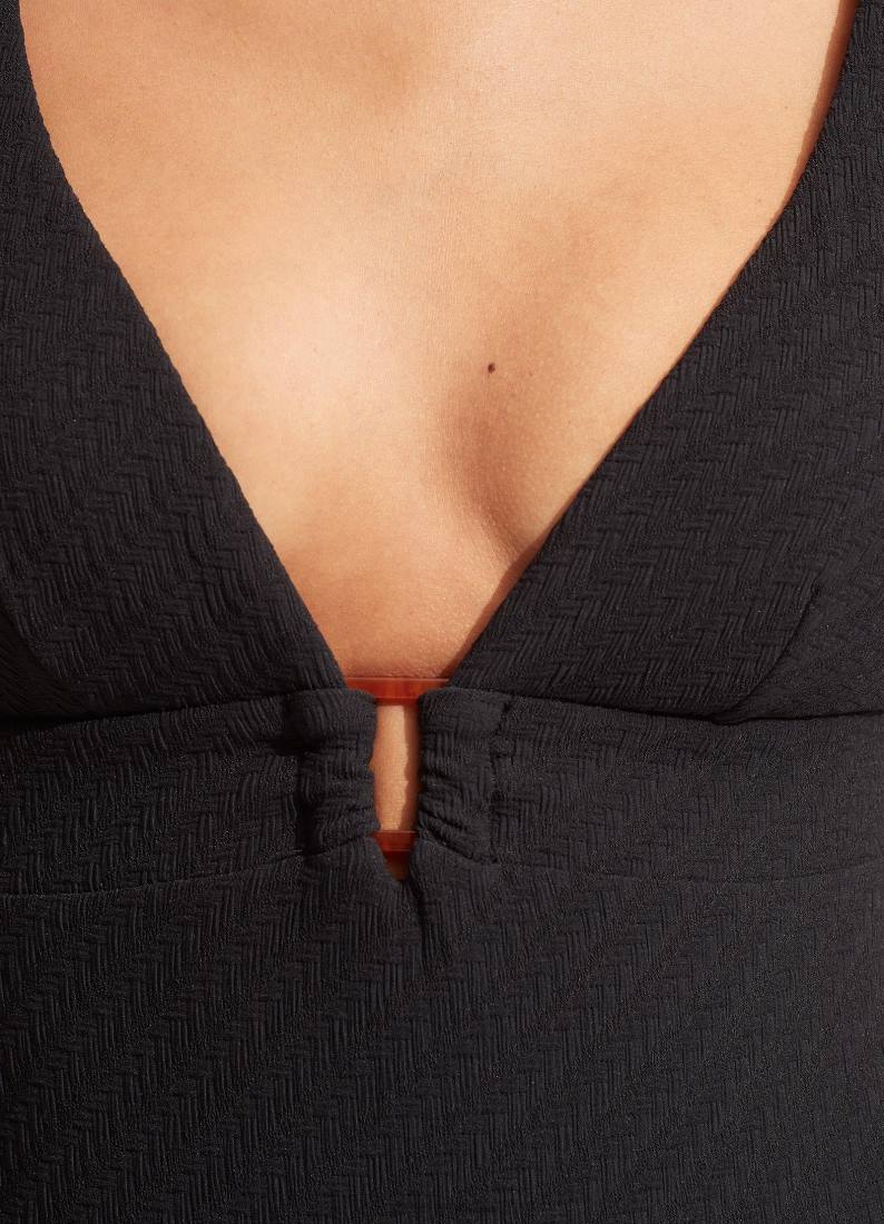 badetøy Seafolly pil ett stykke svart kvinner D86N53