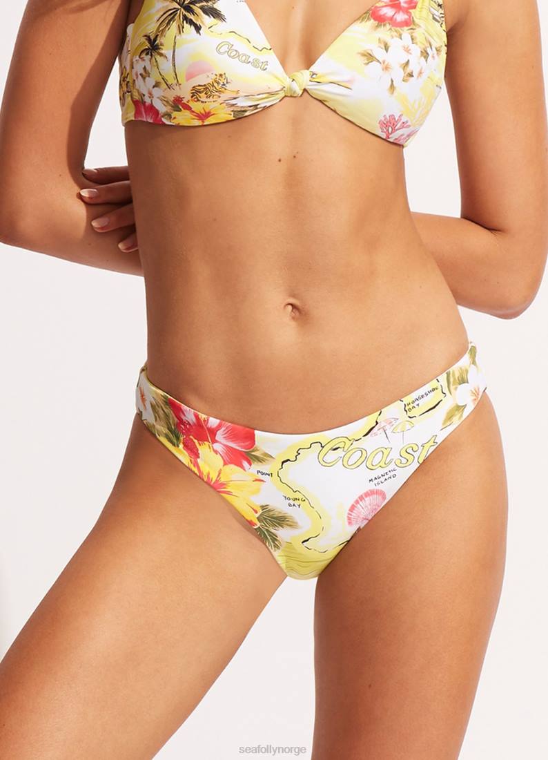 badetøy Seafolly kyst til kyst reversibel hipster vill lime kvinner D86N509