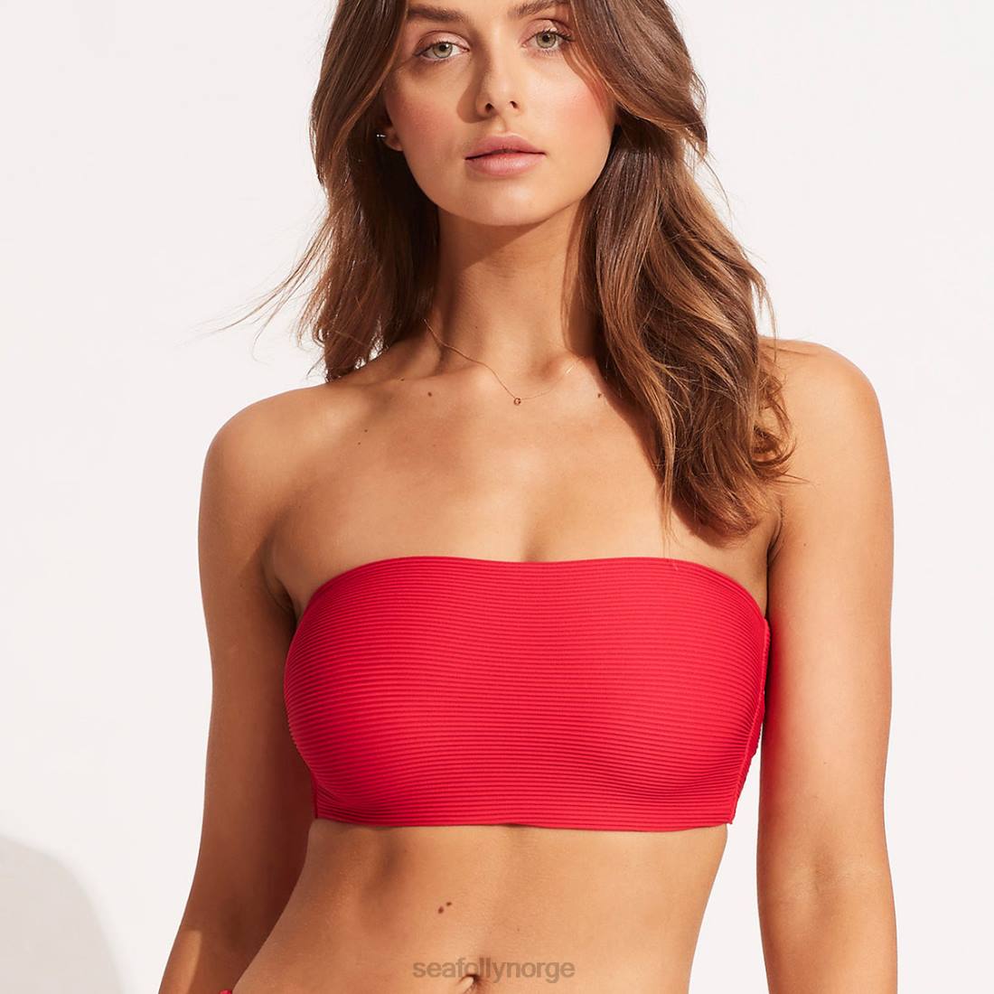 badetøy Seafolly nødvendig rørtopp chili kvinner D86N539