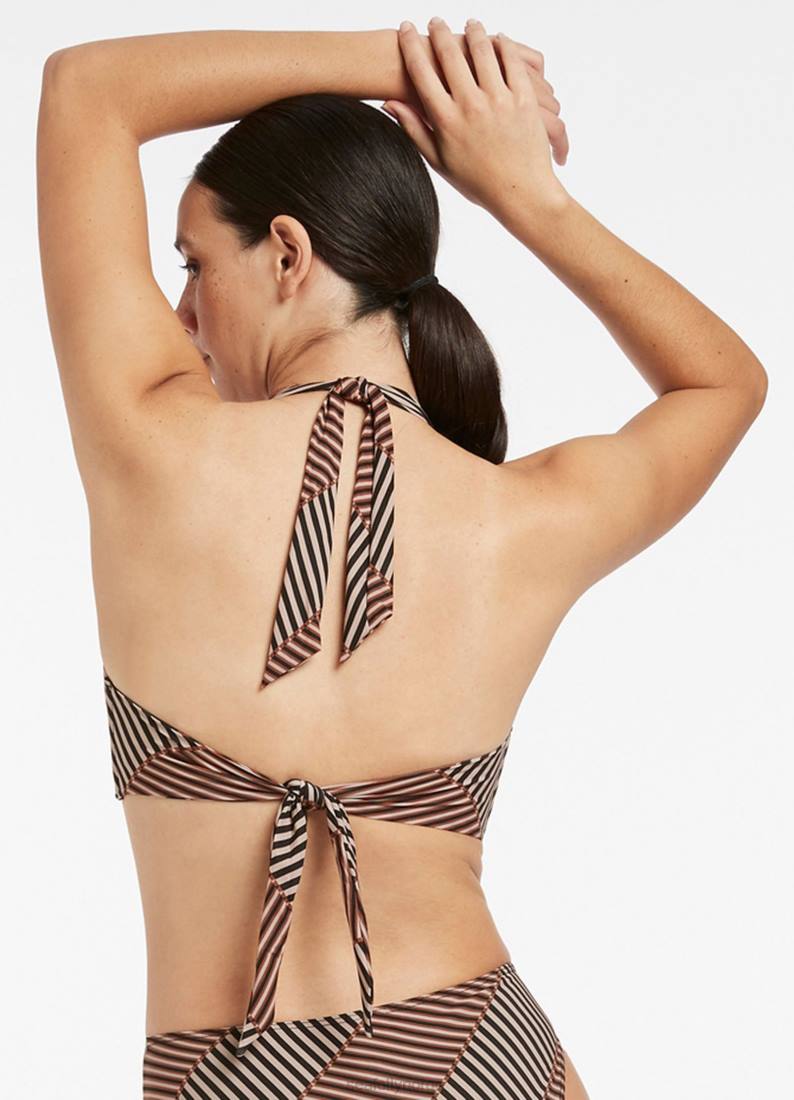 badetøy Seafolly raya d_dd grimetopp tobakk kvinner D86N339