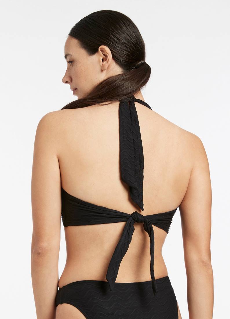 badetøy Seafolly rio d_dd grimetopp svart kvinner D86N608