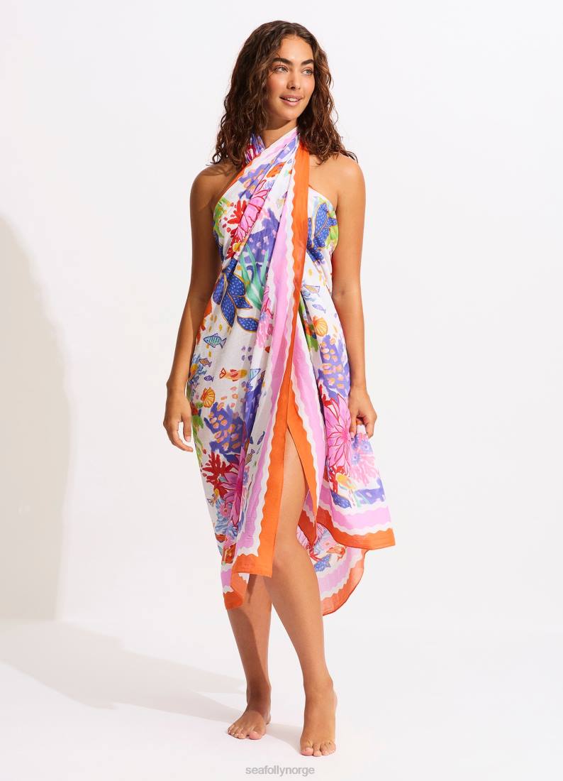 badetøy Seafolly under havet sarong mote kvinner D86N716