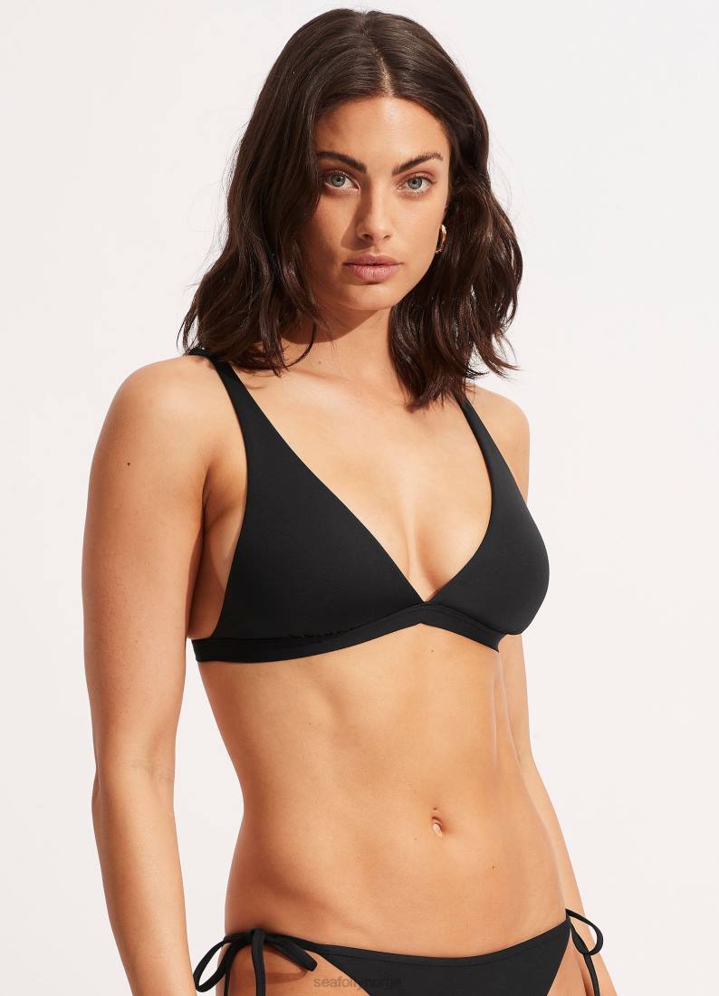 badetøy Seafolly kollektiv line tri svart kvinner D86N239