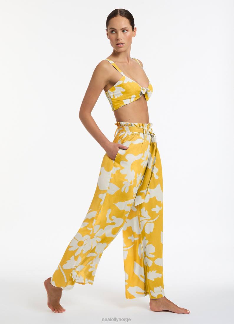 klær Seafolly emporio flytende bukser fløyelsblomst kvinner D86N756