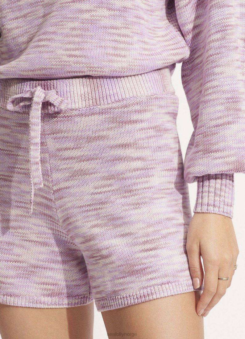 klær Seafolly mergel strikket kort syrin kvinner D86N642