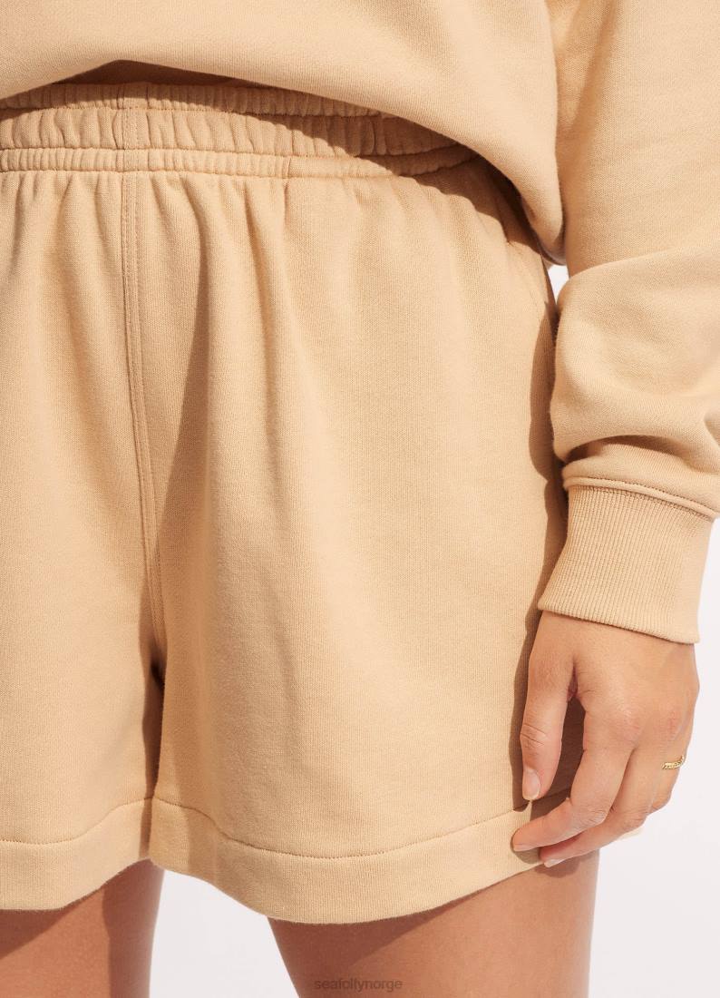 klær Seafolly originals lounge short kamel kvinner D86N665