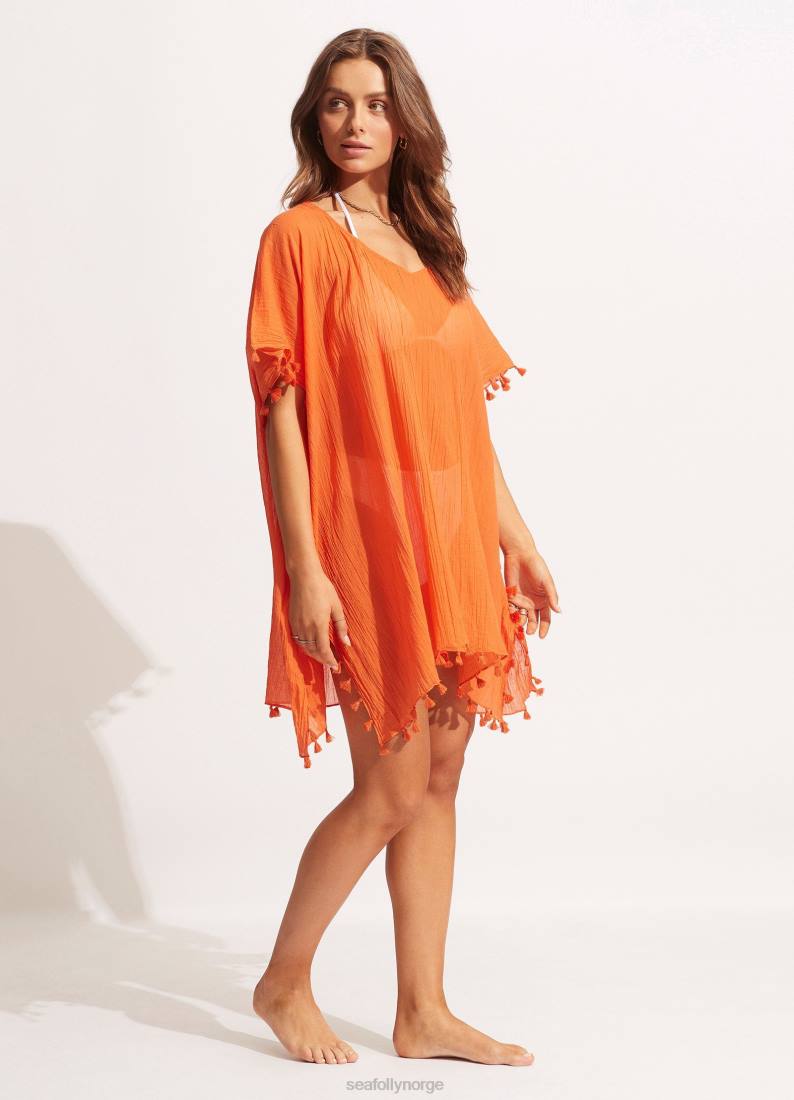 klær Seafolly hukommelsestap kaftan mandarin kvinner D86N713