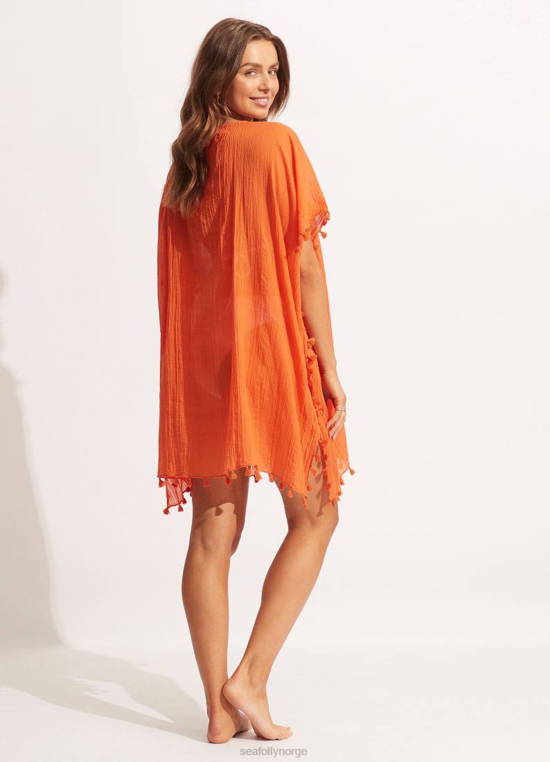 klær Seafolly hukommelsestap kaftan mandarin kvinner D86N713