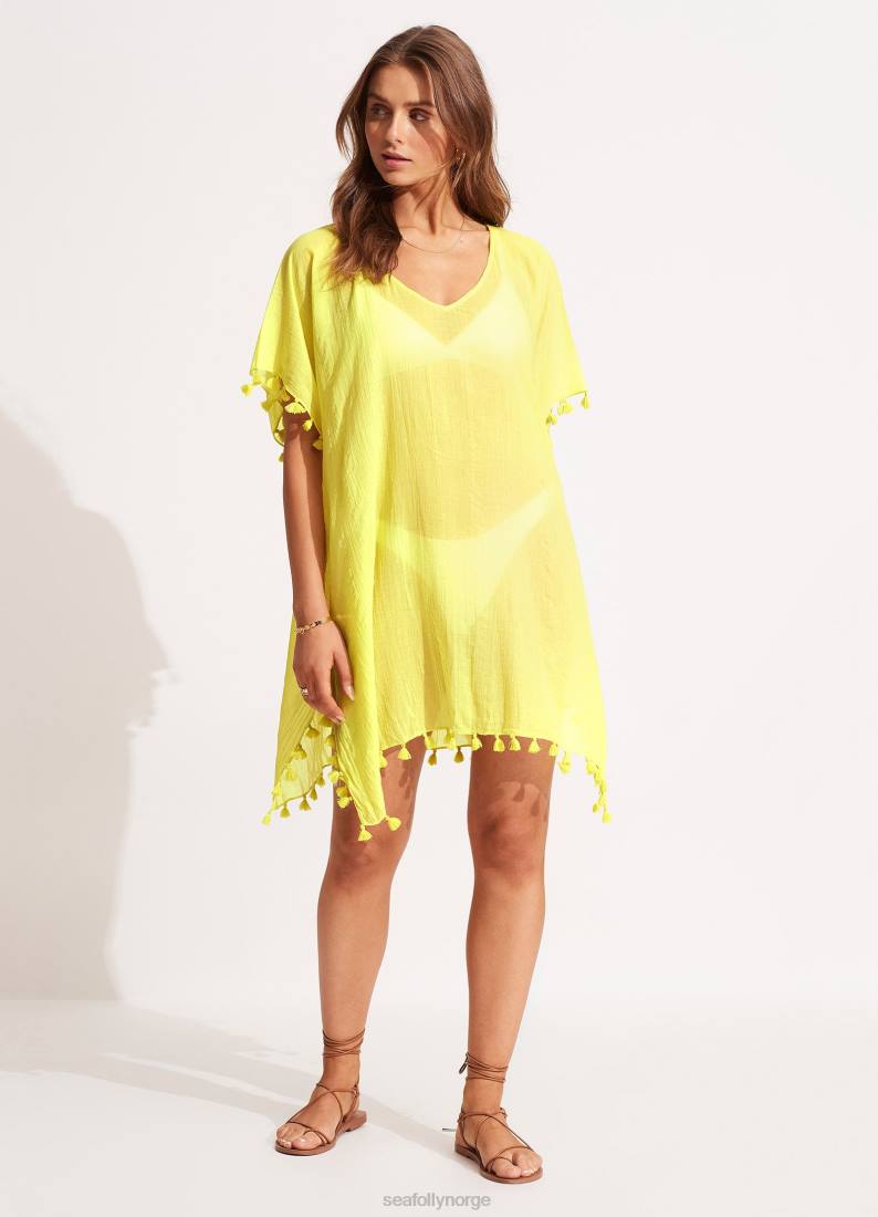 klær Seafolly hukommelsestap kaftan selleri kvinner D86N714