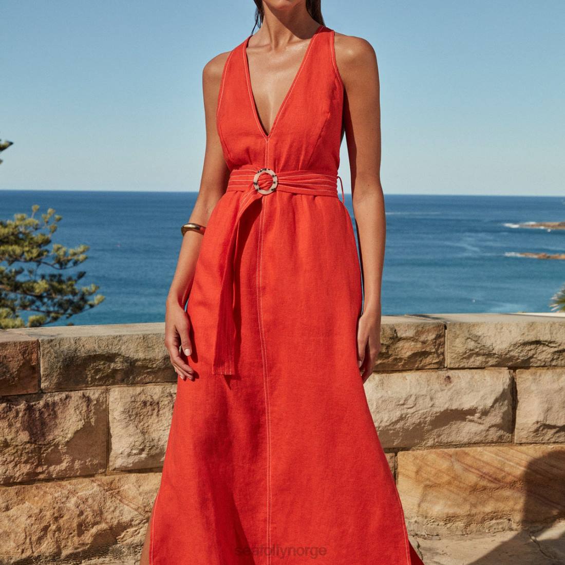 klær Seafolly jetset dykksøm kjole fiamma kvinner D86N700