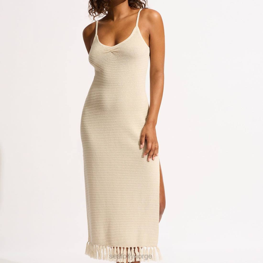 klær Seafolly maxi strikket dekke opp naturlig kvinner D86N658