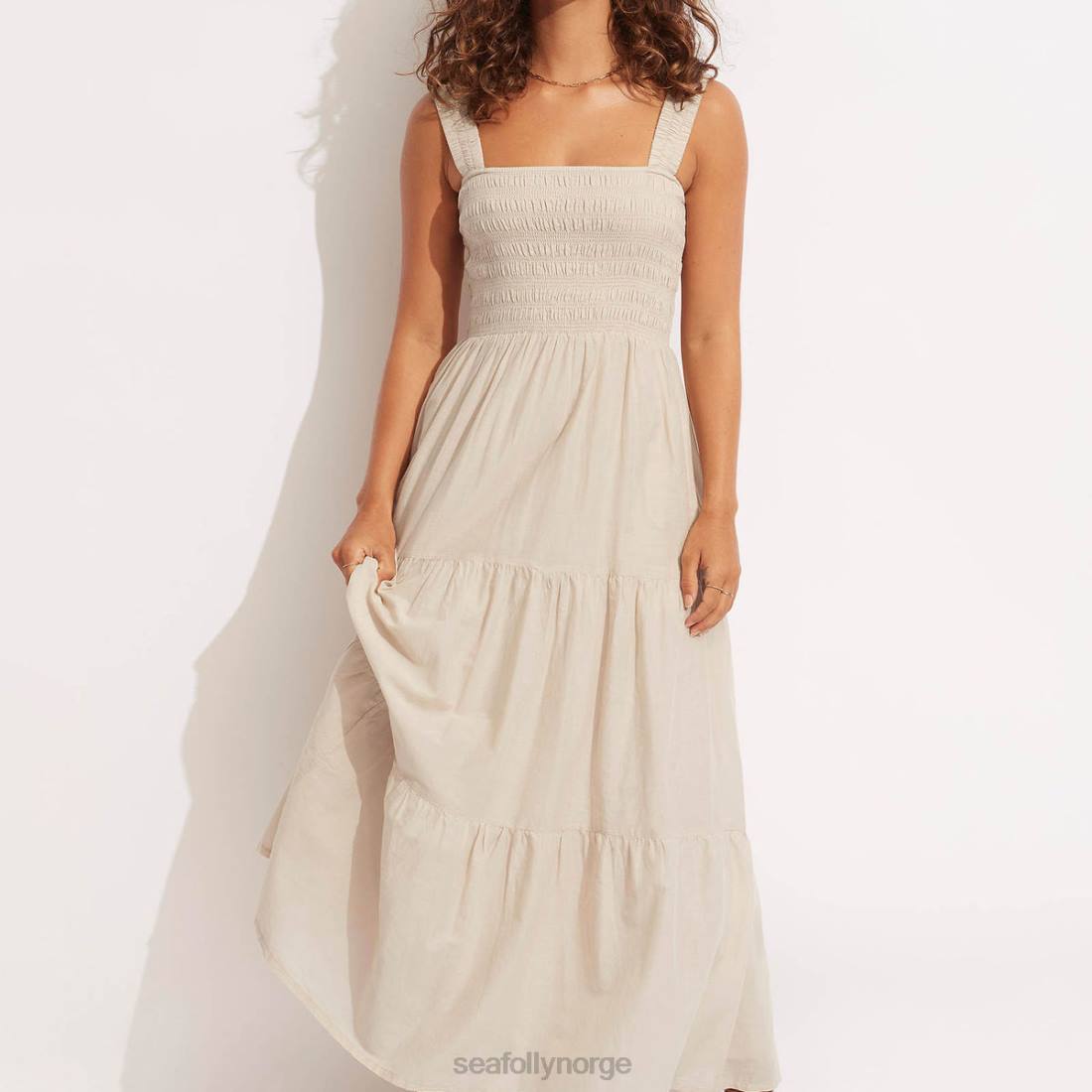 klær Seafolly trofast midi naturlig kvinner D86N670