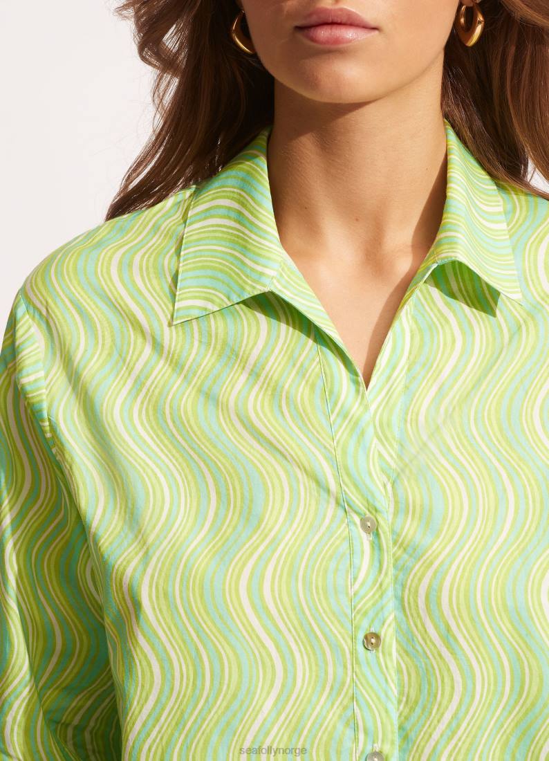 klær Seafolly mod troppen dekker opp kalk sprakk kvinner D86N711