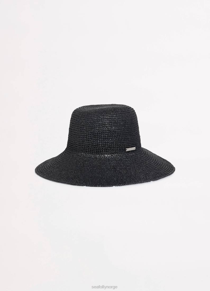 tilbehør Seafolly sierra bøttehatt svart kvinner D86N784