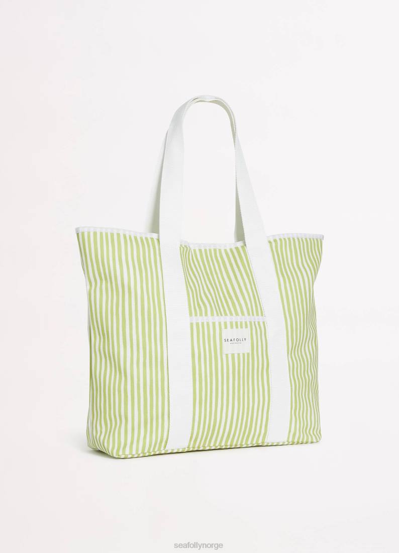 tilbehør Seafolly stripe veske myk oliven kvinner D86N767