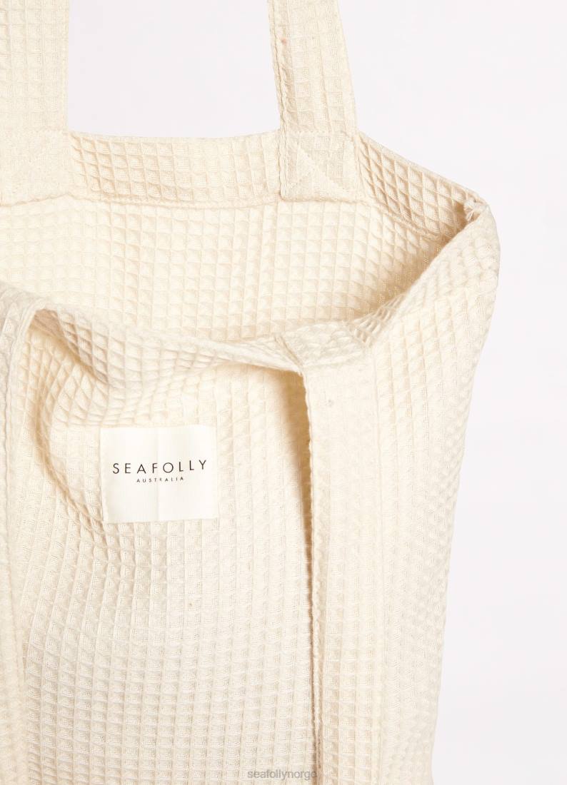 tilbehør Seafolly vaffelhåndkle og veskesett sand kvinner D86N770